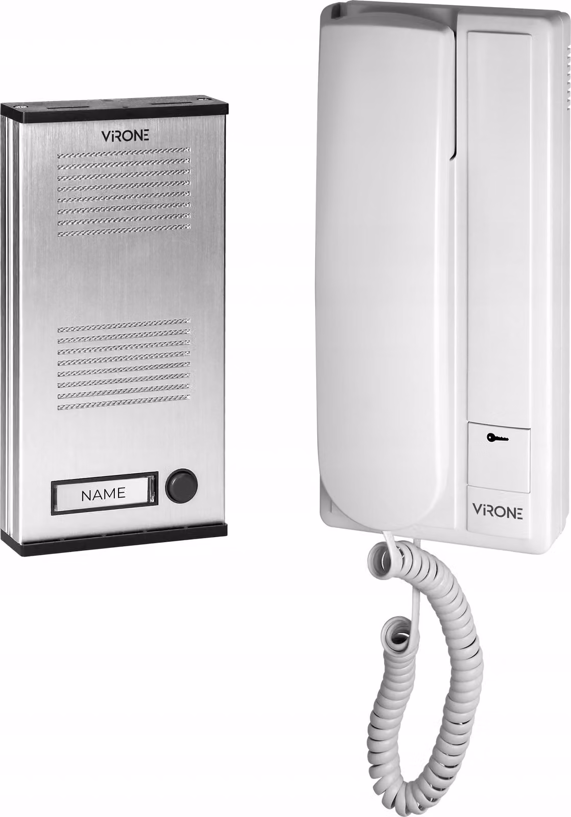 ORNO | Citofono DP-16 - 2 Fili - Bianco - Design Moderno - Installazione Facile - Regolazione Del Volume
