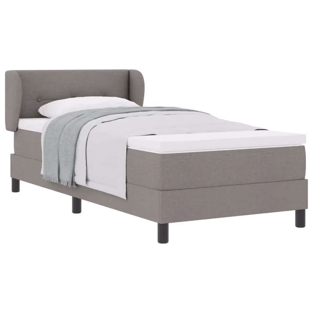 Letto a molle con testiera Talpa vidaXL in tessuto, L: 100 cm, P: 200 cm, H: 88 cm – 2