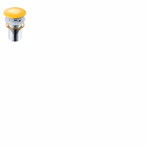 Piletta lavabo click-clack senza troppopieno FANCY Giallo