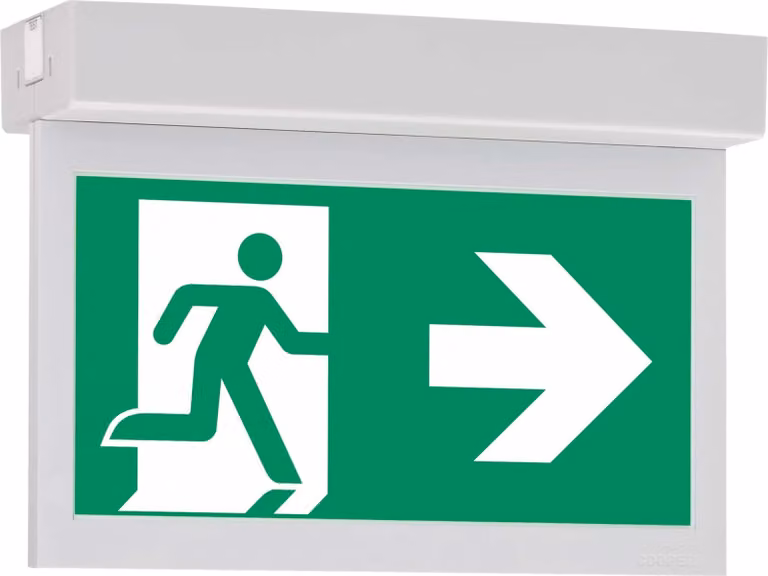 Luce indipendente a LED con test di funzionamento automatico - Apparecchio di emergenza 5,1W IP40 8h 10821 1-8/D CGLine+
