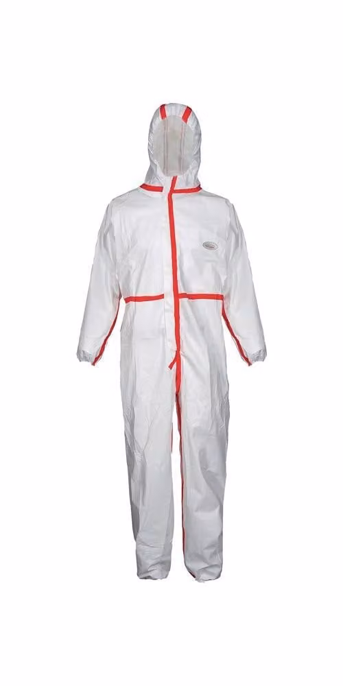 Tuta ASATEX CoverStar Plus® bianco/rosso taglia L - CS400/L