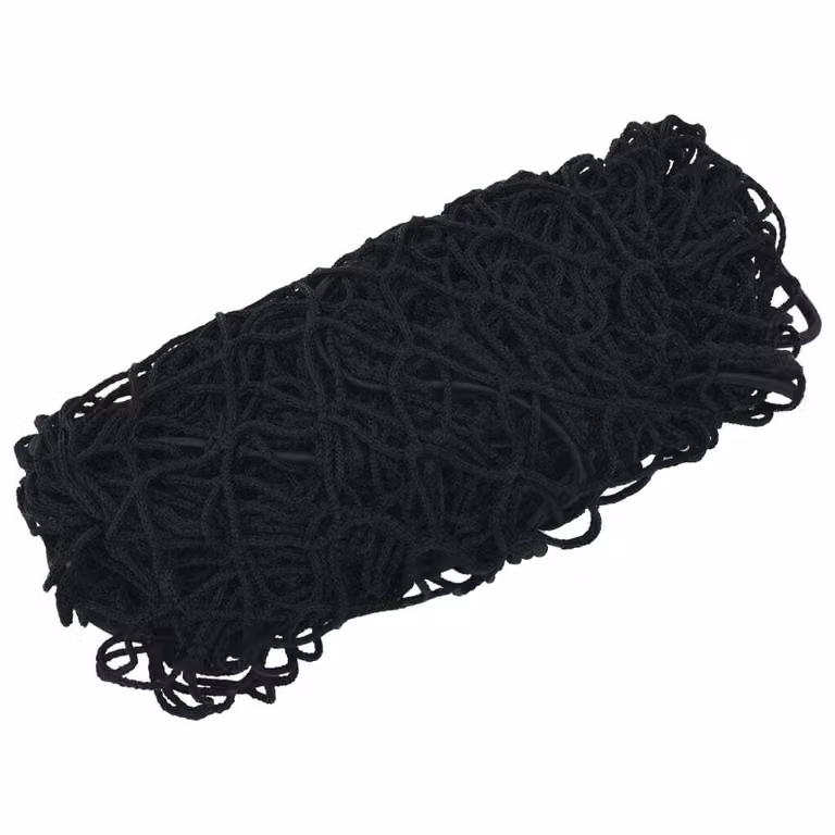 Rete per Rimorchio con Corda Elastica Nero 4,5x2,5 m in PP