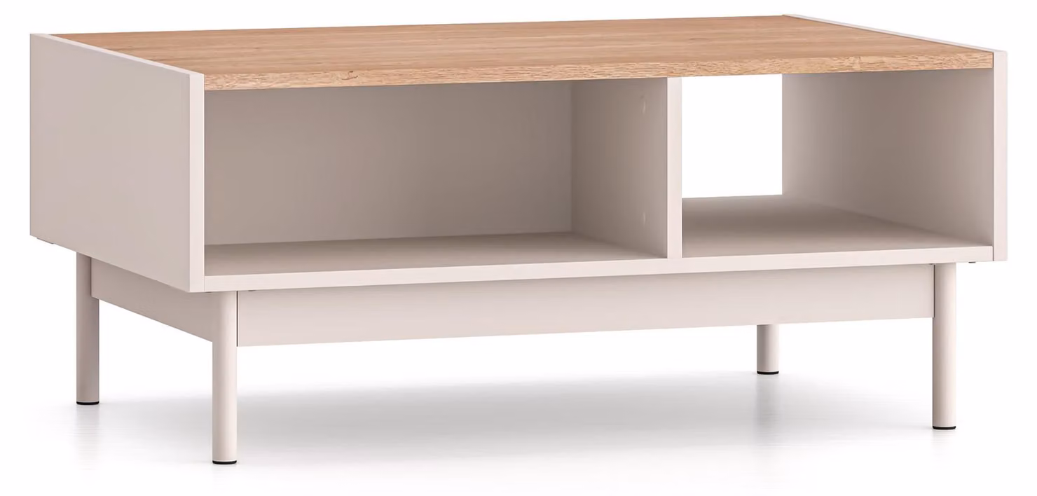 Tavolino Dunea Tavolo da soggiorno 90x60x40cm rovere cashmere Cremona Torro