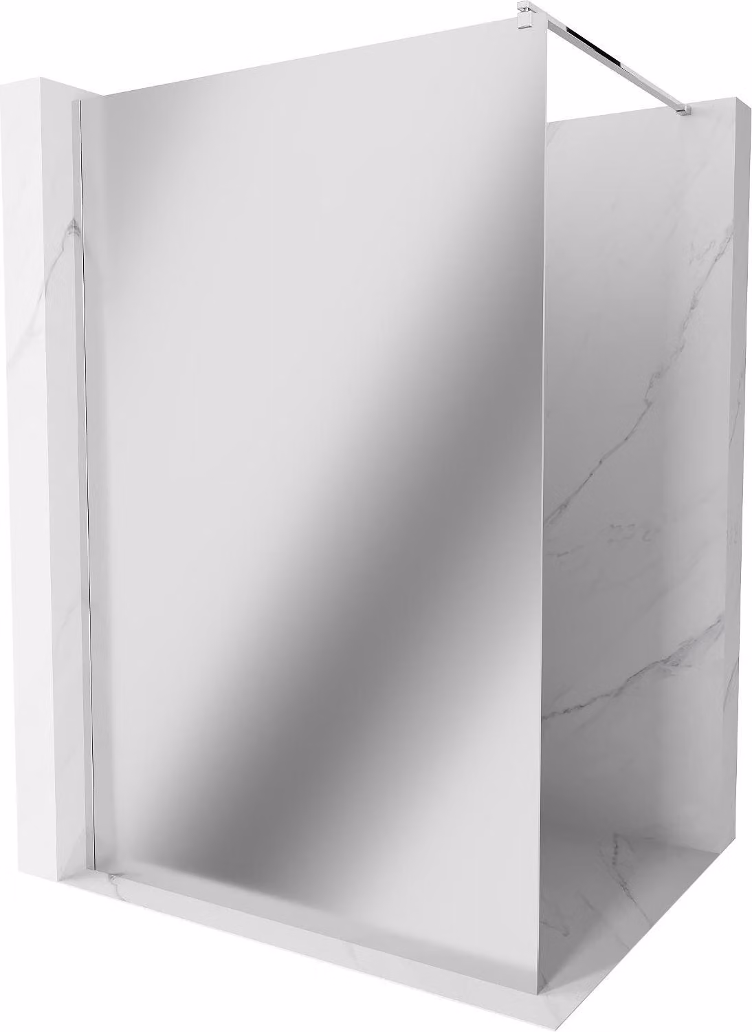 Mexen Kioto parete doccia Walk-in 110 x 200 cm, specchio 8 mm, cromo - 800-110-101-01-50