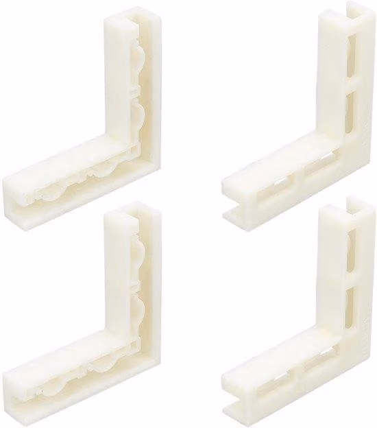 Set composto da quattro supporti per sfondi versatili per la fotografia di prodotto professionale