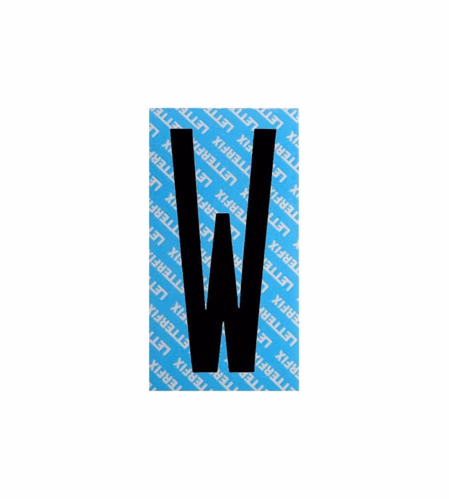 Lettera Adesiva Nero Serie T80 W Letterfix