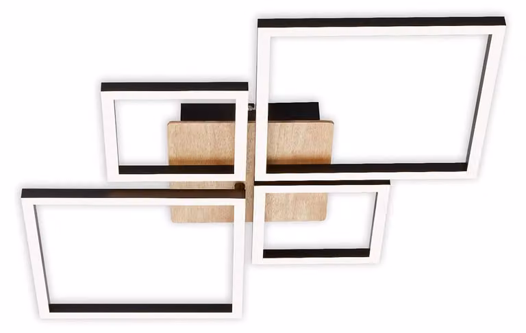 Lampada da soffitto a LED Dimmerabile orientabile 44 W nero metallo-plastica Briloner