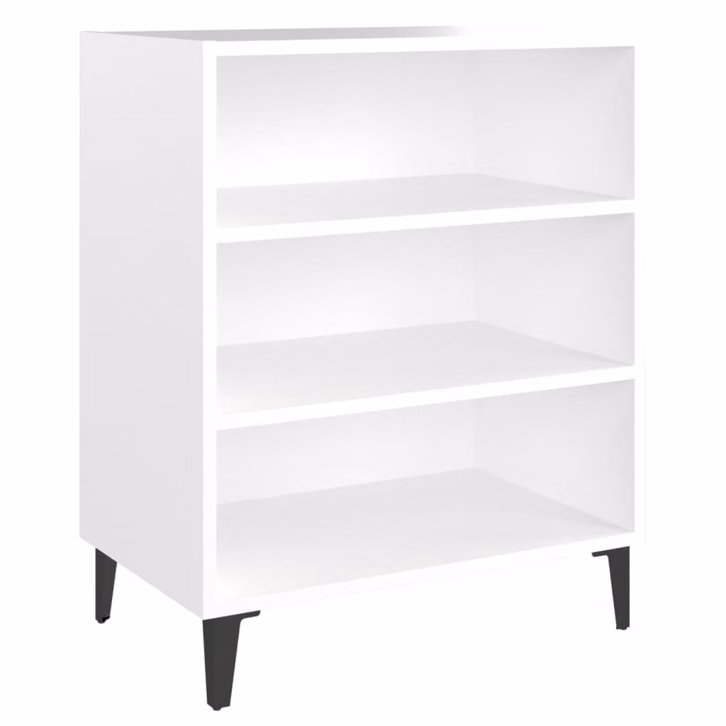 Credenza Bianca 57x35x70 cm in Legno Multistrato