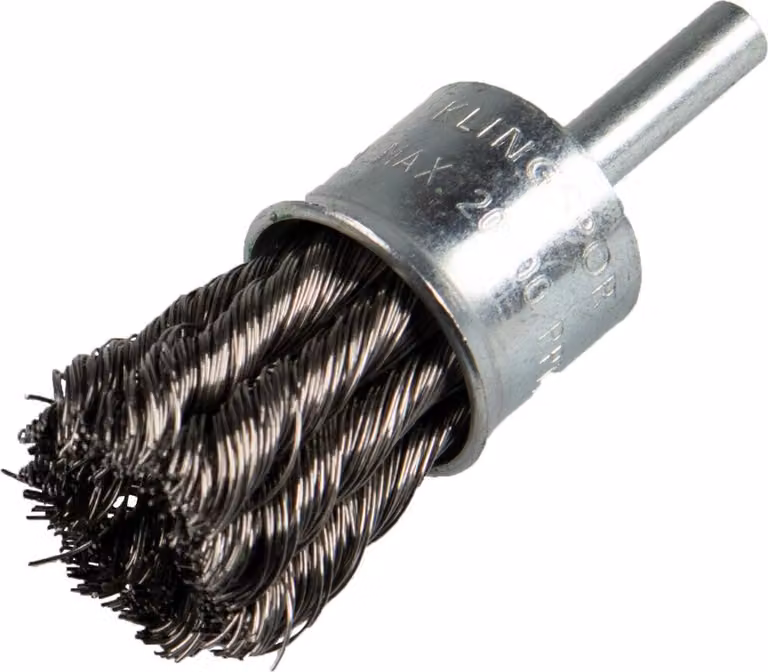 Klingspor BPS 600 Z Spazzola a pennello intrecciata Numero di file: 1, 22 x 6 mm, acciaio 0,35 mm, 10 pezzi