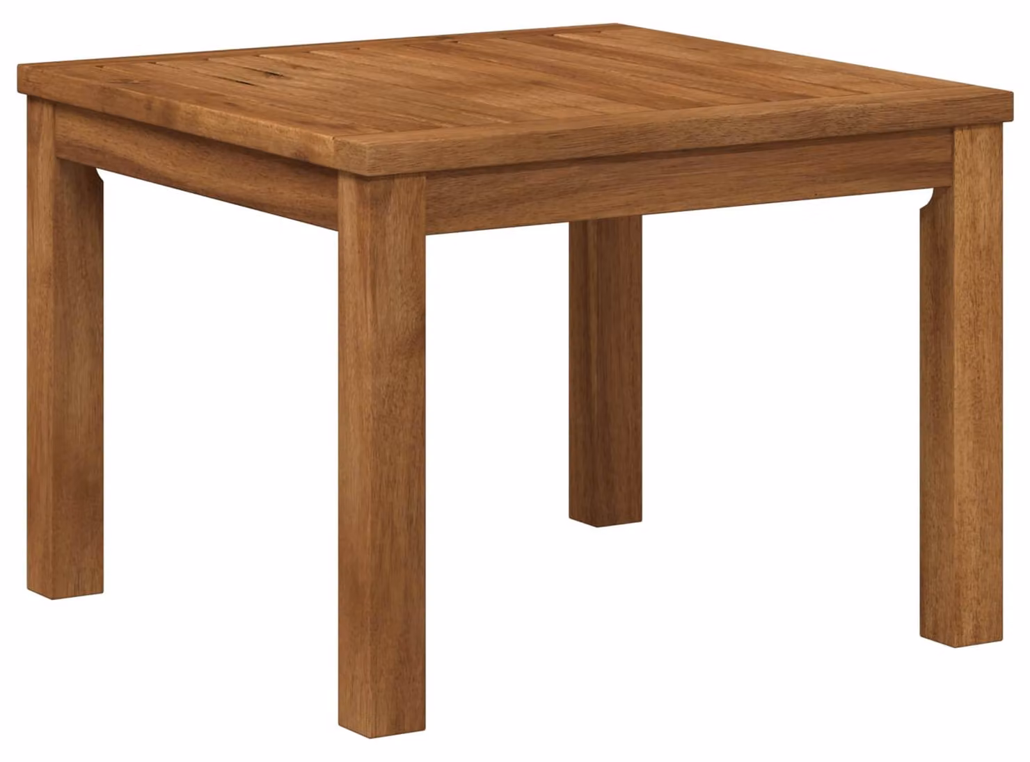 Tavolino da caffè in legno massello di acacia, dimensioni 50 x 48,5 x 36 cm