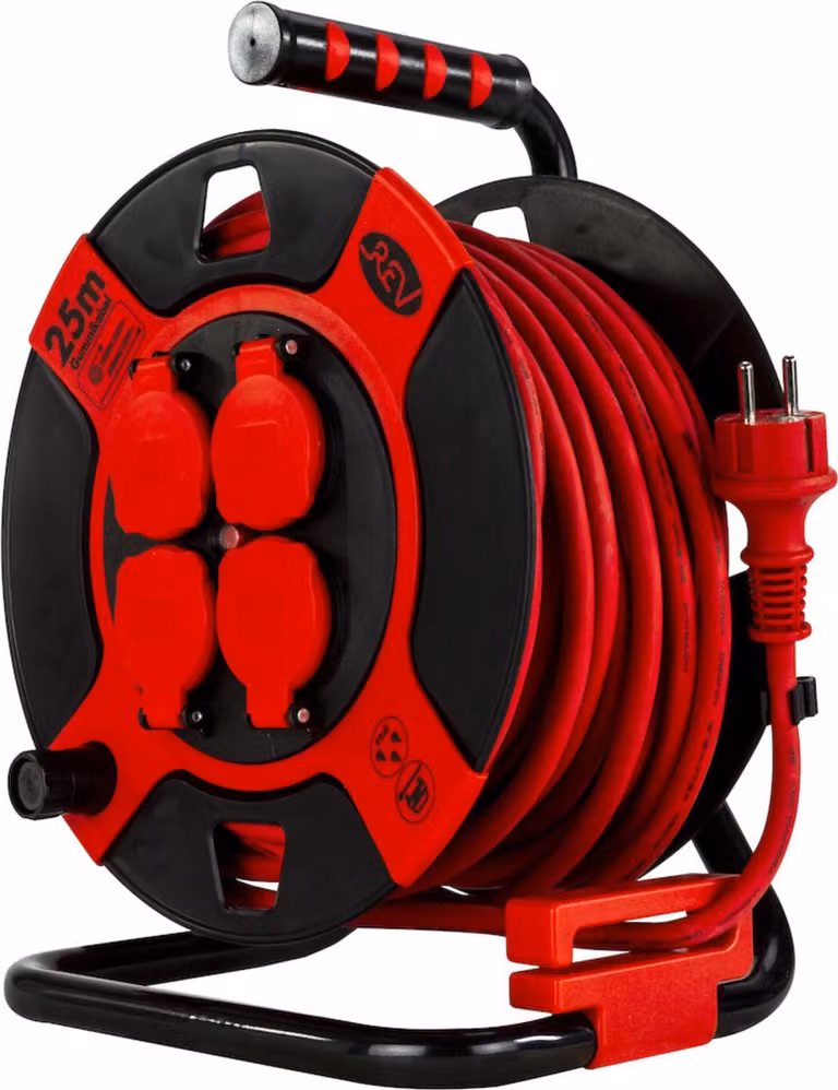Bobina cavo REV H07RN, quadrupla, 25 m