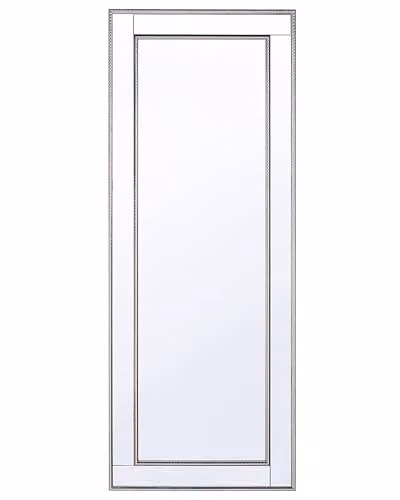 Beliani Specchio da parete 50 x 130 cm oro e argento