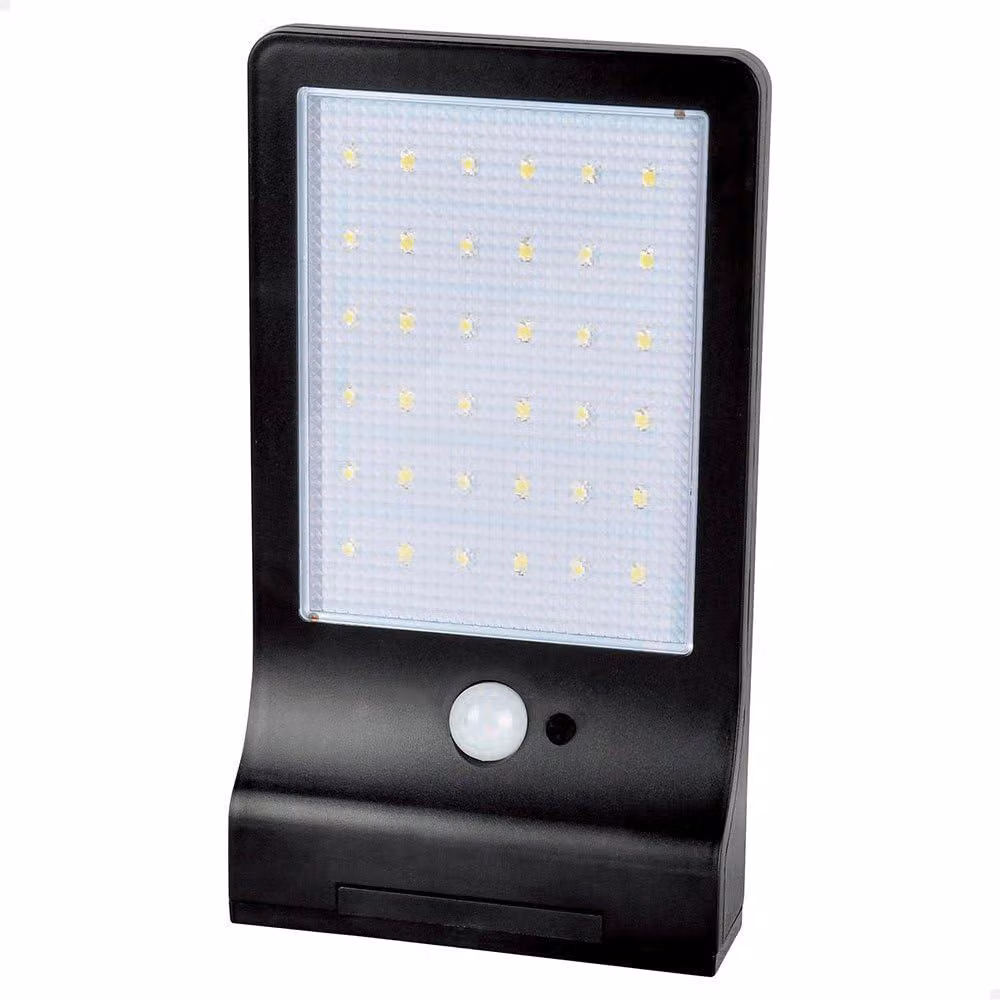 Lampada solare da esterno con sensore di movimento, 36 LED, 300 lumen, grado di protezione IP65