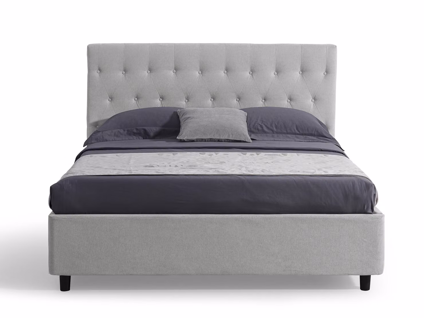 Letto Matrimoniale con Contenitore VENEZIA Grigio