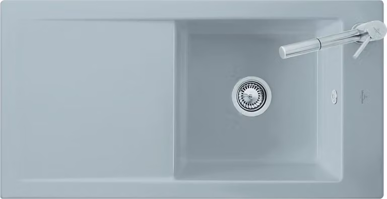 Lavello Villeroy & Boch 60 TIMELINE 1000 x 510 mm funzionamento eccentrico legno