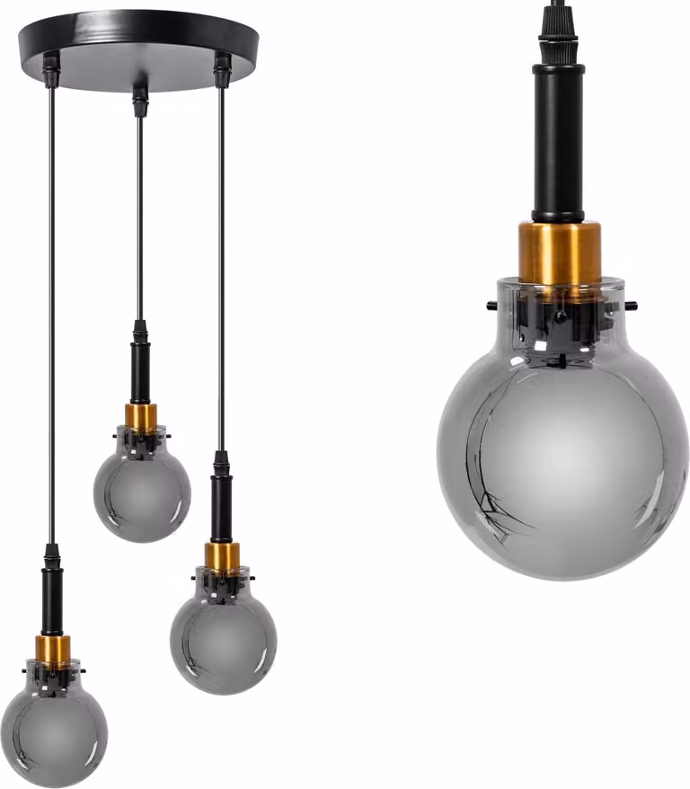 Lampada tooLight App1125-3Cp Black Gold
