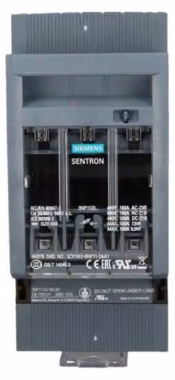 Interruttore automatico di sicurezza Siemens, serie 3NP1, grado di protezione IP40