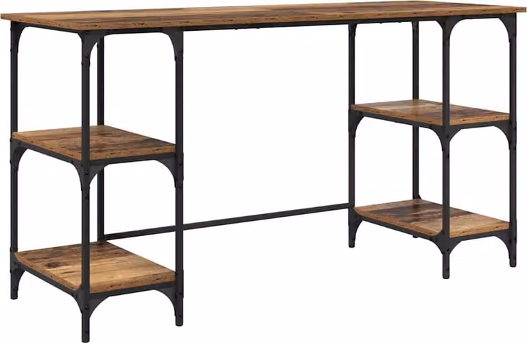 Scrivania Legno vecchio 140 x 50 x 75 cm Legno multistrato