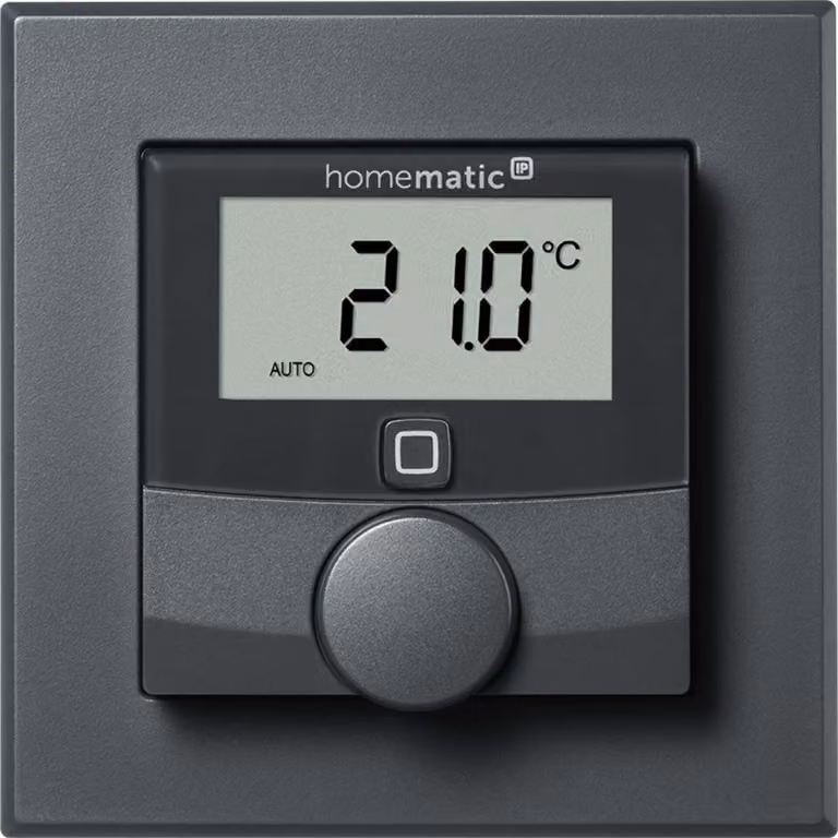 Termostato da parete Homematic IP Wired - antracite | eQ-3 | HmIPW-WTH-A