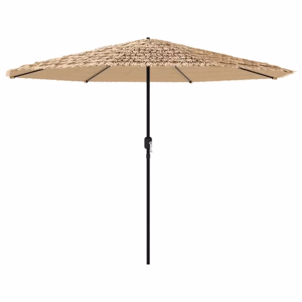 Ombrellone da giardino vidaXL marrone con palo centrale in acciaio e copertura in poliestere L/P/H: 388 x 388 x 248 cm – 2
