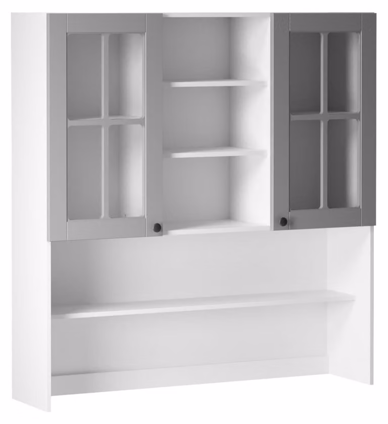 Pensile da cucina LUMEA - grigio/bianco