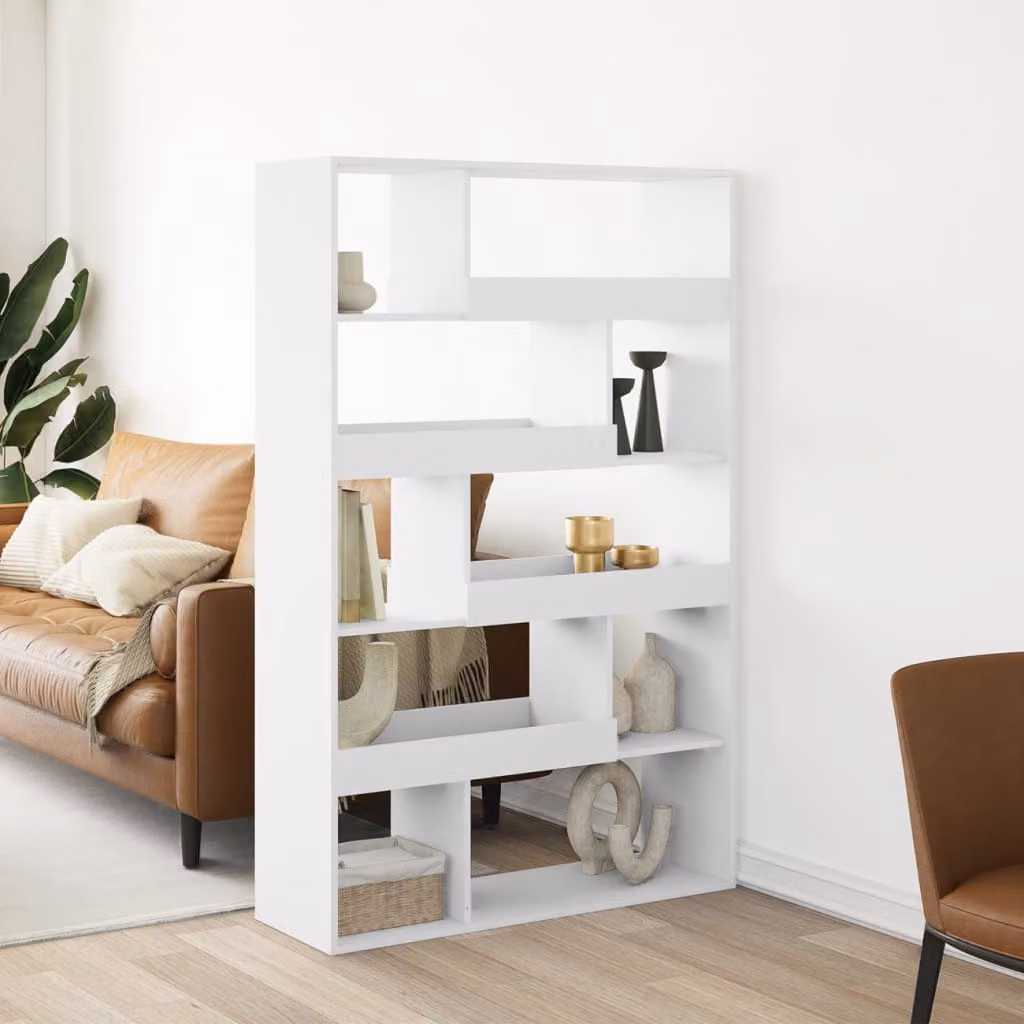 Divisorio per stanza vidaXL Bianco in MDF L: 100 cm, P: 33 cm, H: 156,5 cm