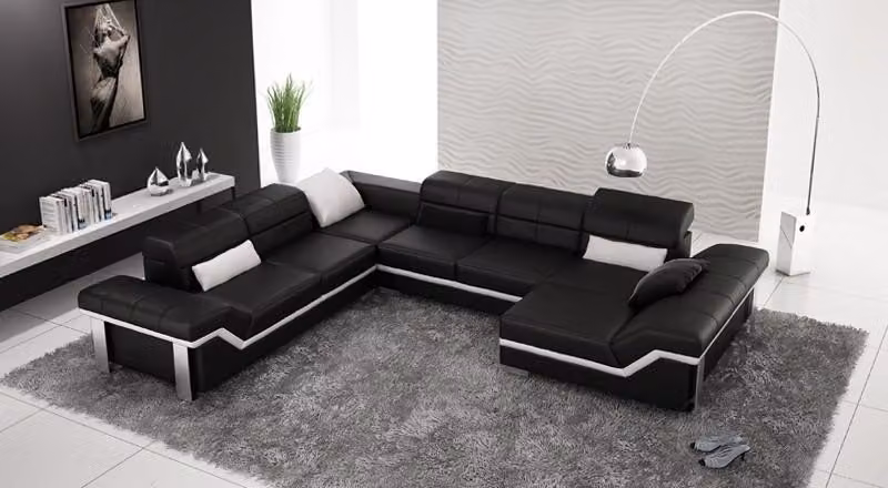 Ecke Couch Designer Sitz Möbel Couchen Moderne Sofa Eckgarnitur U-Form Polster