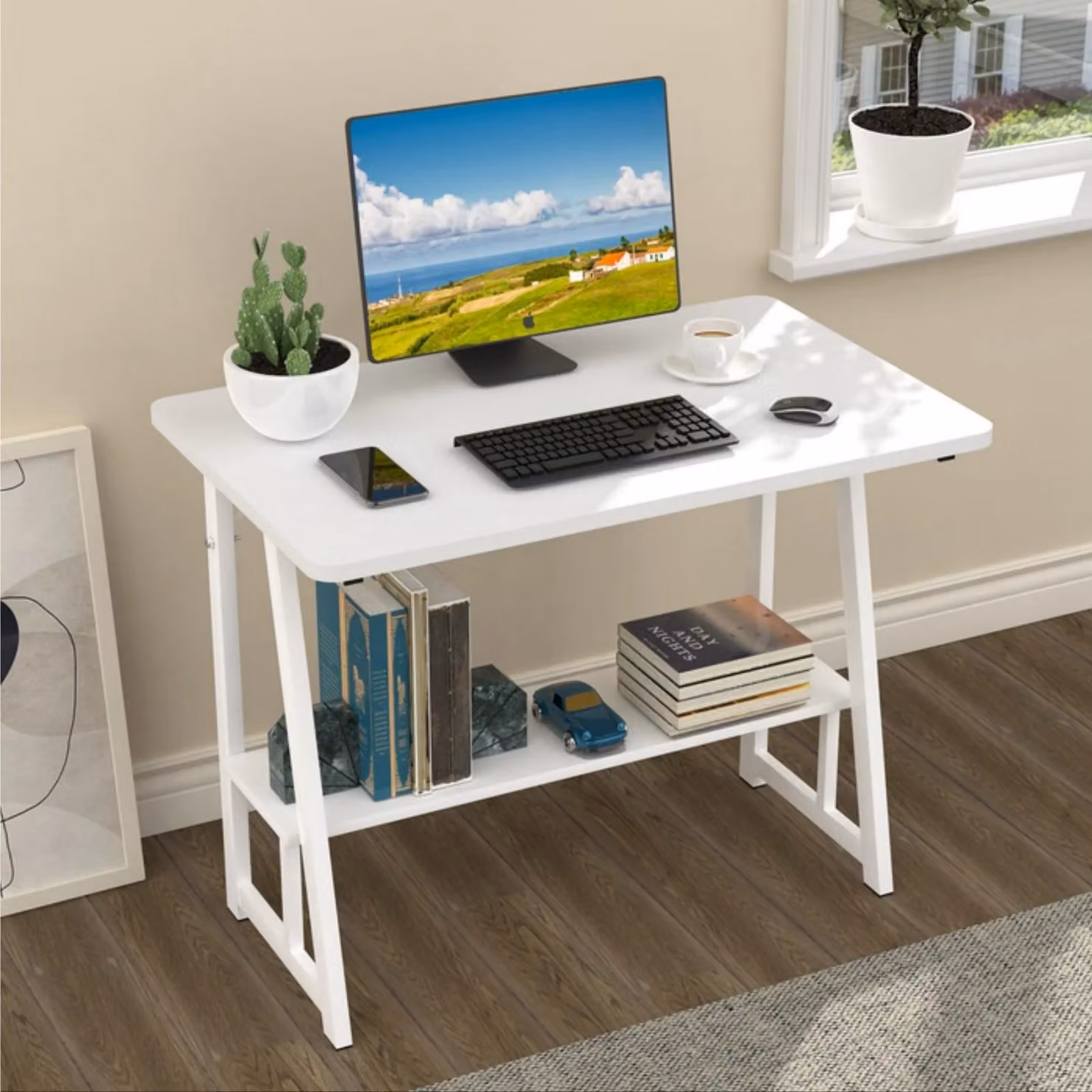 Scrivania a ribalta, tavolo da cucina pieghevole, piccola scrivania, 80x50x73 cm, mobili in legno perriunioni, scrivania da gioco