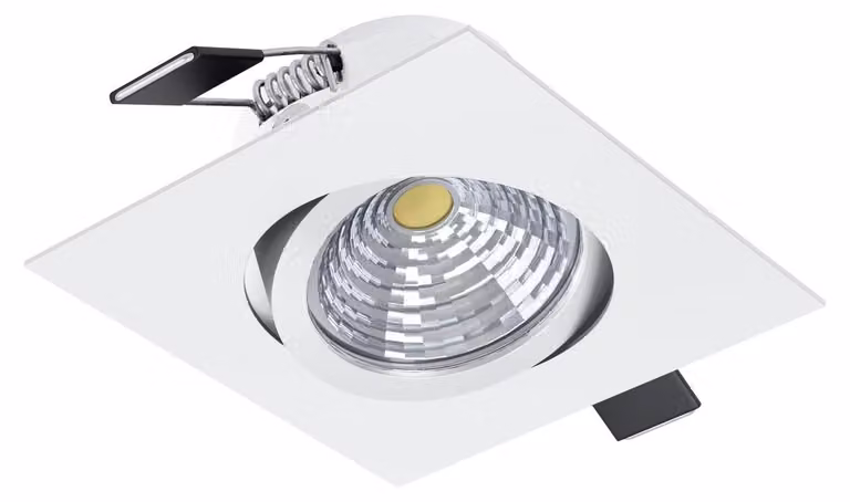 EGLO Saliceto, Faretto da incasso, Sorgente/i luminosa/e non sostituibile/i, 1 lampadina/e, LED, 4000 K, Bianco