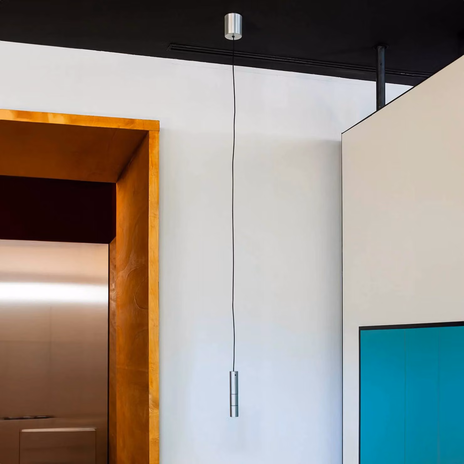 Nemo Lampada a sospensione LED Tipo, color alluminio, 3000K, 15-60°, Type, dimmerabile, Alluminio / Grigio / Zincato, Soggiorno / Sala da pranzo, Alluminio, Moderno