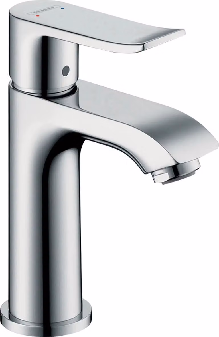 Miscelatore lavabo hansgrohe Metris 100 con set di scarico a tirante, cromato, 1 pz.