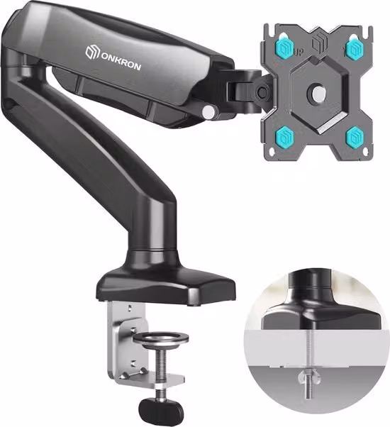Monitor supporto per schermi da 13 a 32 pollici - Supporto per monitor VESA regolabile in altezza fino a 8 kg