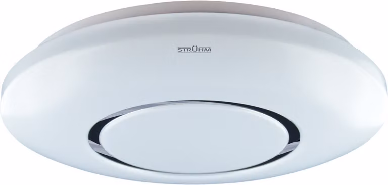 Bagno plafond moderno bianco rotondo Ø35cm colore neutro LED 16W RINGE Struhm