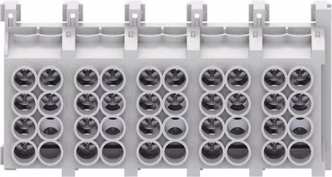 Morsetto per diramazione linea principale 25qmm 5pol./4x tappo terminale ZHK255