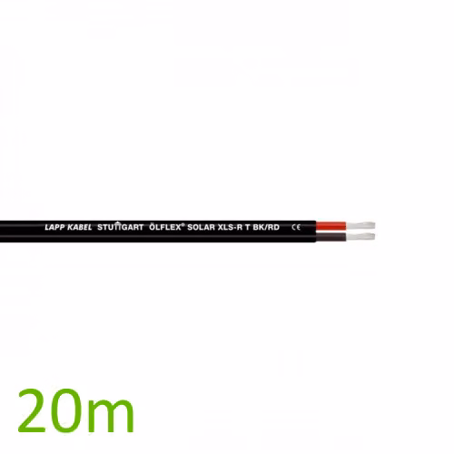 LappKabel 10m fascio Lapp ÖLFLEX SOLAR XLS-R T 2X2,5mm² BK/RD cavo solare gemello