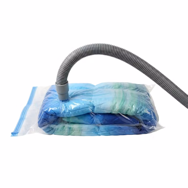 Vestiamo Casa Set di 5 Sacchetti Sottovuoto Salvaspazio in Plastica Trasparente