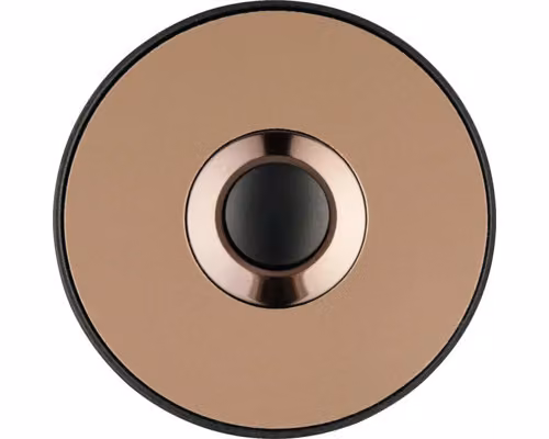 Grothe GRO64195 Pulsante campanello Piccolo Cerchio color rame