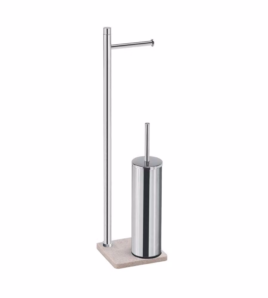 Gedy Portarotolo e Scopino WC - Beige