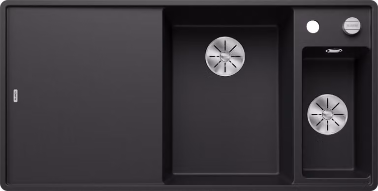 BLANCO AXIA III 6 S-F SILGRANIT nero
