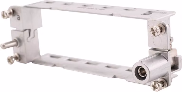 Telaio angolare HARTING, serie 24B, con connettore femmina, per 6 moduli, sezione PE da 1 mm² - 2,5 mm² / 4 mm² - 10 mm²