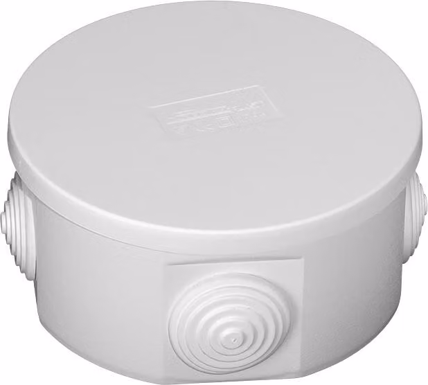Scatola di derivazione Scatola di derivazione Scatola di derivazione rotonda a montaggio superficiale IP44 ø100mm E-P