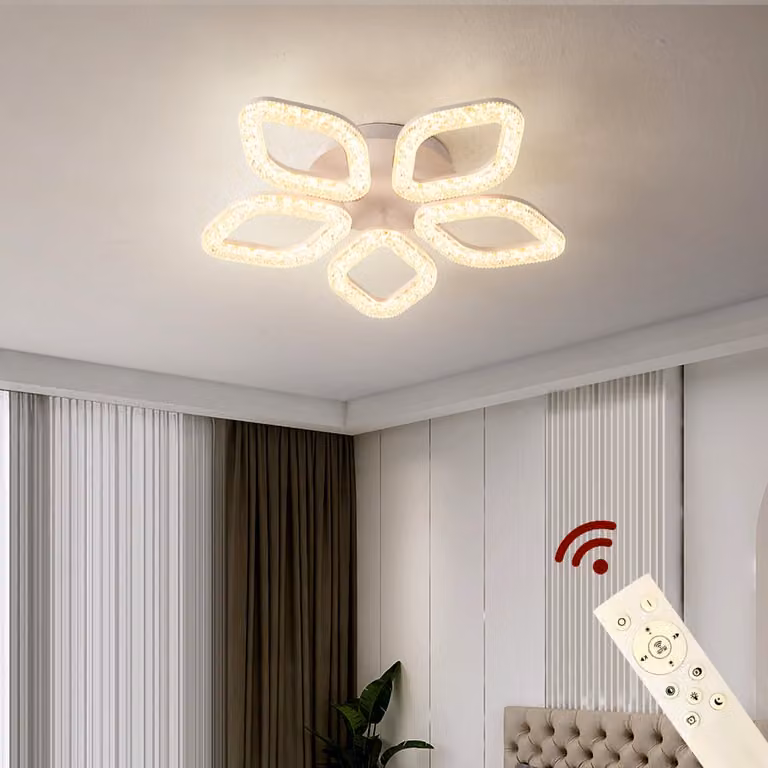 Lampada da soffitto a LED XL-5 56,5 cm lampada da soffitto con telecomando luce colore/luminosità regolabile lampada da soffitto dimmerabile Lampada da soffitto a LED