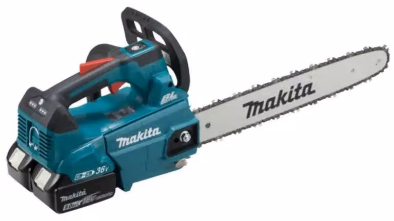 Makita DUC406PT2B, Senza spazzole, 20 m/s, 76,2 / 8 mm (3 / 8"), Nero, Blu, 0,2 l, Batteria ricaricabile