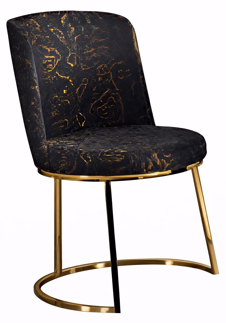 Sedia elegante per sala da pranzo, sedia di design per la cucina, imbottitura pregiata, mobili