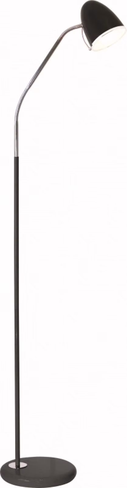 SANDRIA Lampada da terra L1819 SANDY nera E27, 230 V, max. 15 W
