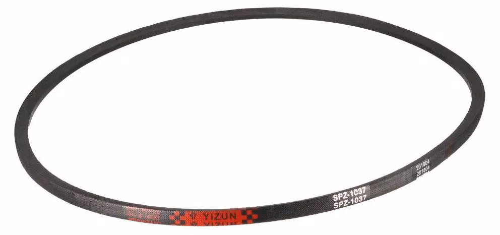 Cinghia trapezoidale SPZ-1037, in neoprene, lunghezza 1037 mm, larghezza 10 mm, altezza 8 mm