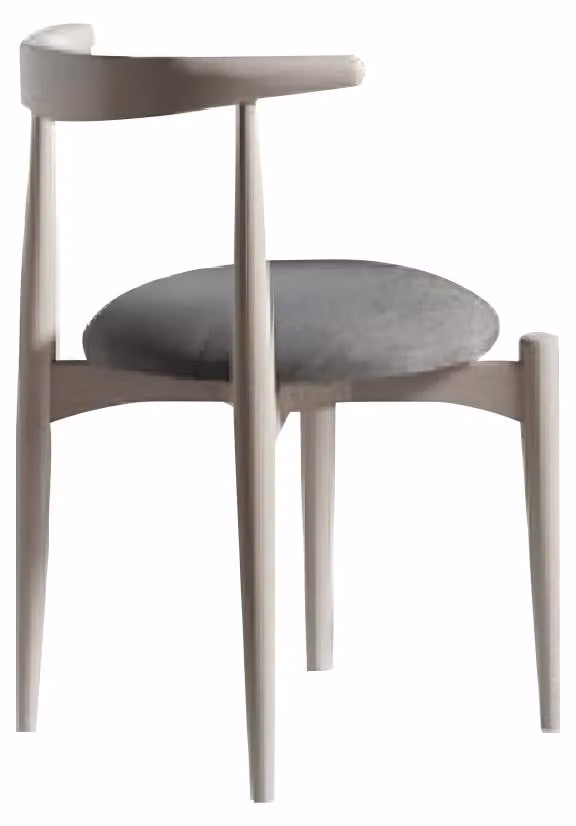 Gruppe Küchenstühle Esszimmerstühle Holzstühle Set 2tlg Stühle Beige