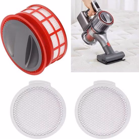 Ricambio filtro per aspirapolvere - Accessori e ricambi pratici - Compatibile con l'aspirapolvere a bastone senza fili H7 - Prefiltro e filtro posteriore.