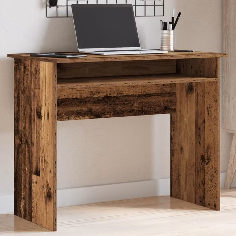 Maison Exclusive - Scrivania effetto legno antico 90x50x74 cm Materiale ligneo