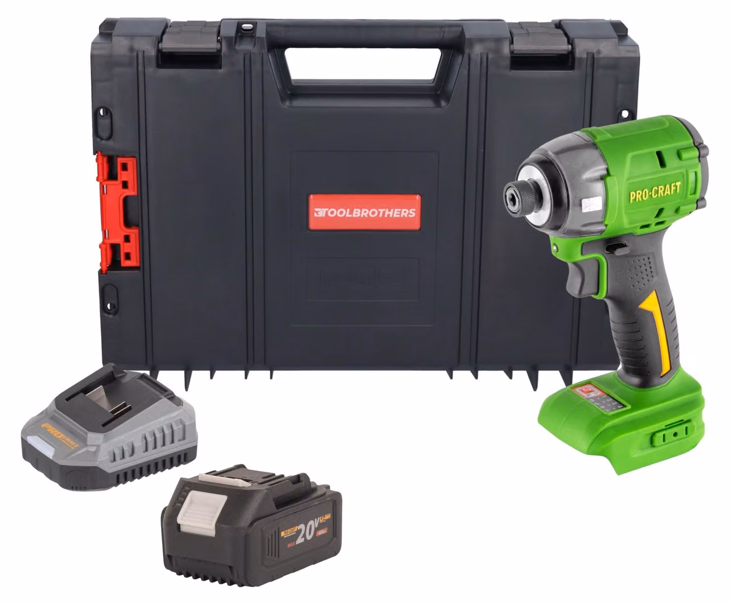 Avvitatore a impatto a batteria Procraft PS22bb 20 V 230 Nm 1/4" Brushless Solo - senza batteria, senza caricabatterie